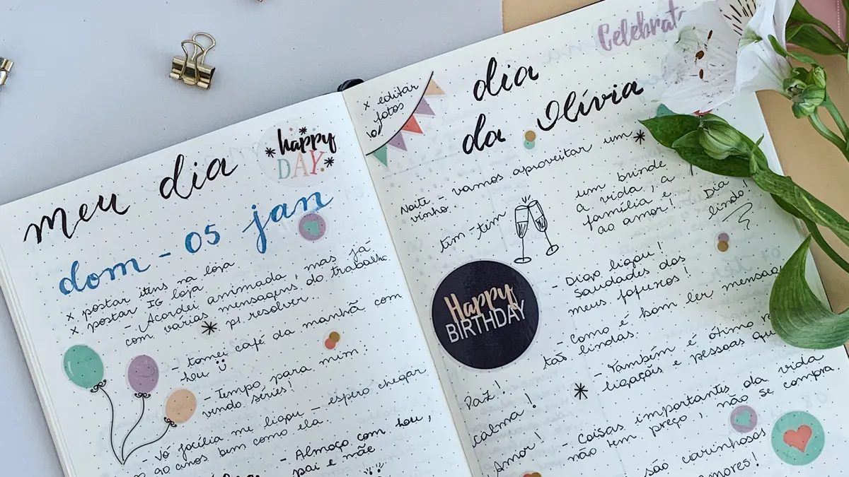 How to keep a journaling streak without missing days How to keep a journaling streak without missing days — Creative Birthday Journal Layout with Floral Accent